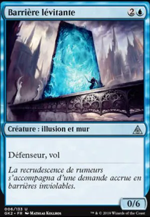 Barrière lévitante
