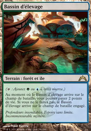 Bassin d'élevage