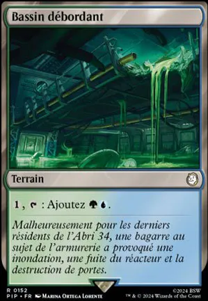 Bassin débordant