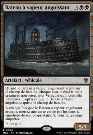 Bateau à vapeur angoissant