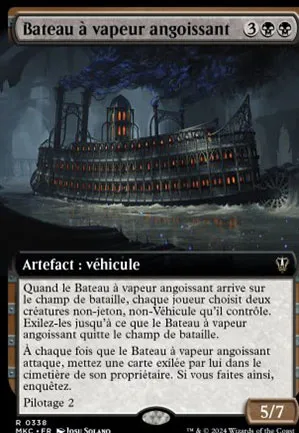 Bateau à vapeur angoissant