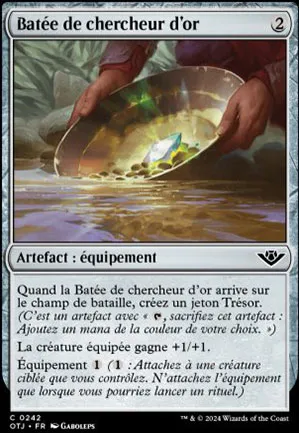 Batée de chercheur d'or