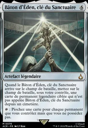Bâton d'Éden, clé du Sanctuaire