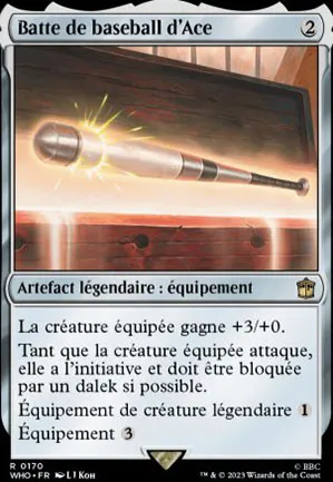 Batte de baseball d'Ace
