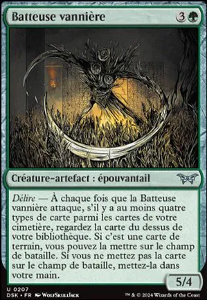 Batteuse vannière