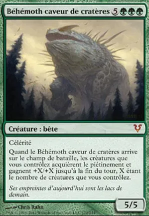 Béhémoth caveur de cratères
