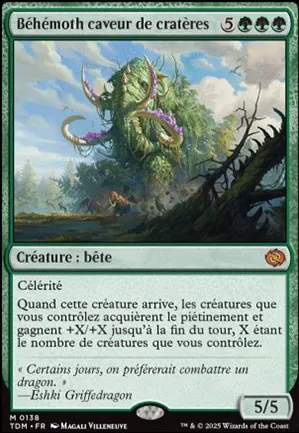 Béhémoth caveur de cratères