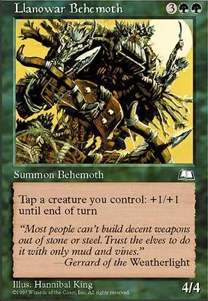 Béhémoth de Llanowar