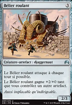 Bélier roulant