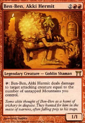 Ben-ben, ermite akki