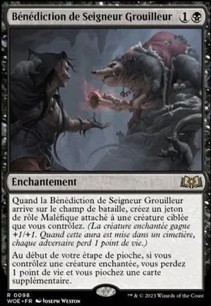 Bénédiction de Seigneur Grouilleur