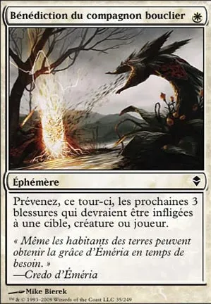 Bénédiction du compagnon bouclier