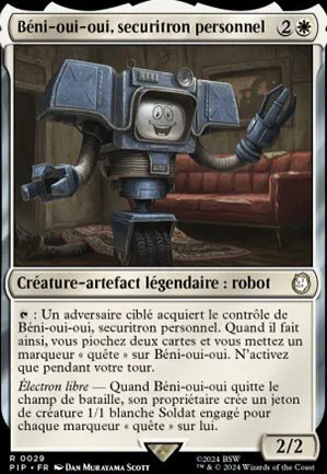 Béni-oui-oui, securitron personnel