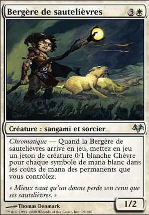 Bergère de sautelièvres