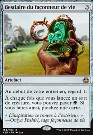 Bestiaire du façonneur de vie