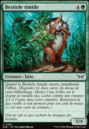 Bestiole timide
