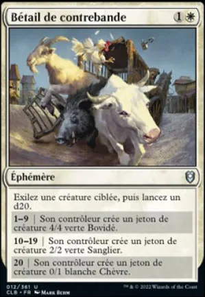Bétail de contrebande
