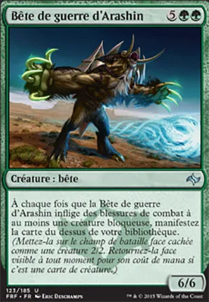 Bête de guerre d'Arashin