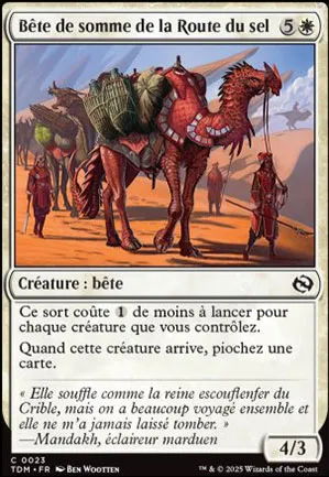 Bête de somme de la Route du sel