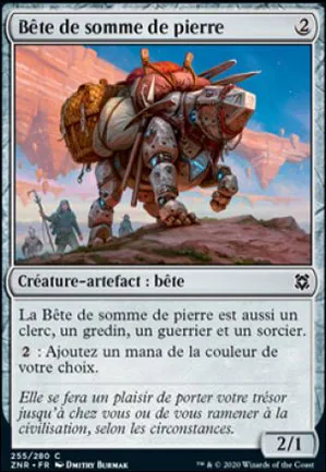 Bête de somme de pierre
