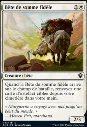 Bête de somme fidèle