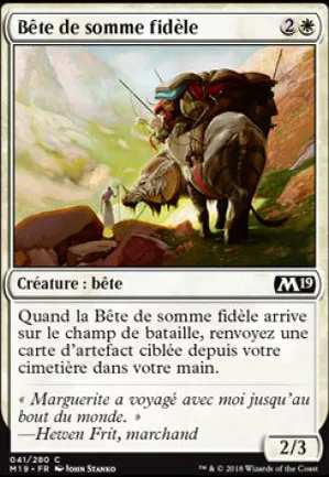 Bête de somme fidèle