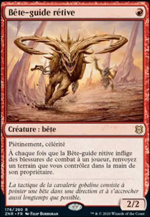 Bête-guide rétive
