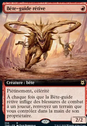 Bête-guide rétive