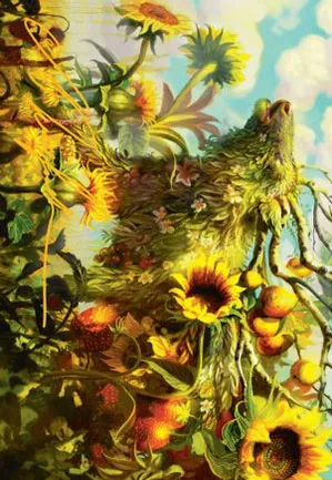 Beuza, le printemps bondissant - Illustration