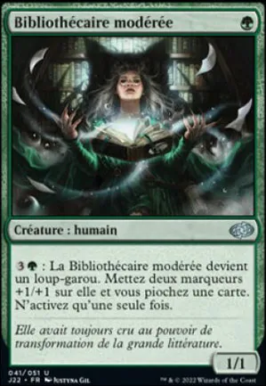 Bibliothécaire modérée