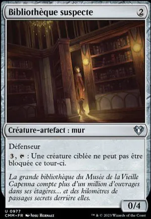 Bibliothèque suspecte