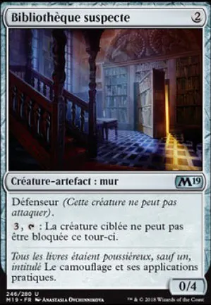 Bibliothèque suspecte