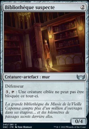 Bibliothèque suspecte