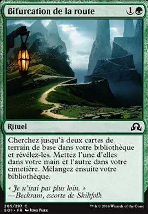 Bifurcation de la route