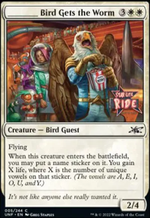 ________ Bird Gets the Worm