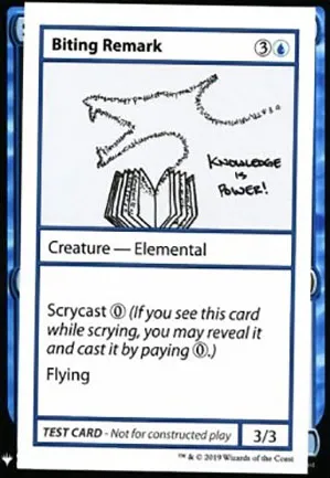 Biting Remark