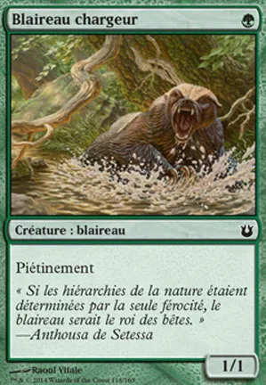 Blaireau chargeur