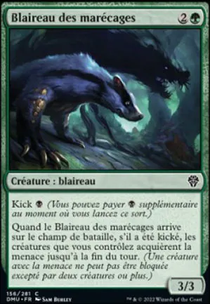 Blaireau des marécages