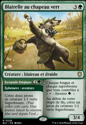Blairelle au chapeau vert // Escapade fongique