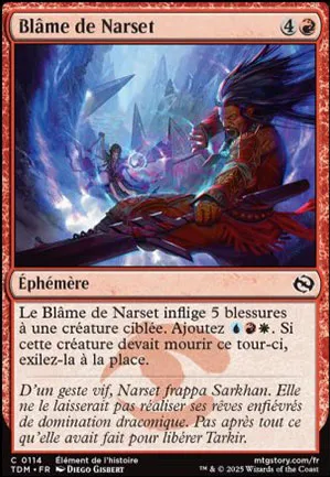 Blâme de Narset