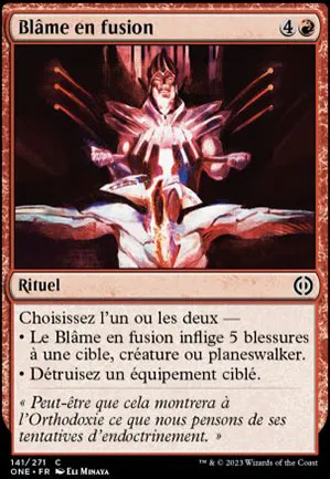 Blâme en fusion