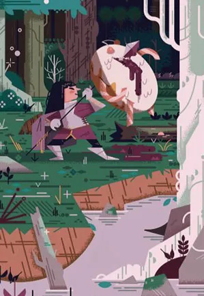 Blessure d'arme blanche - Illustration