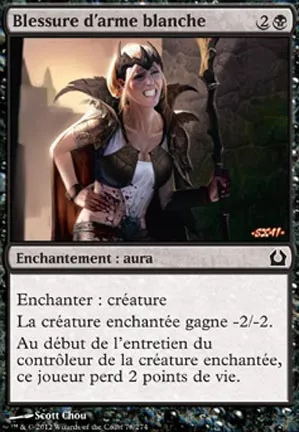 Blessure d'arme blanche