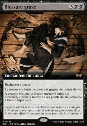 Blessure grave