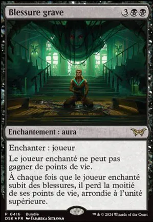 Blessure grave