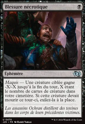 Blessure nécrotique
