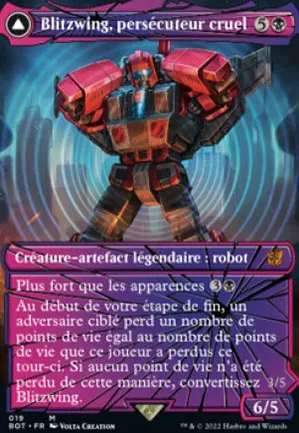 Blitzwing, persécuteur cruel // Blitzwing, assaillant évolutif