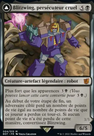 Blitzwing, persécuteur cruel // Blitzwing, assaillant évolutif