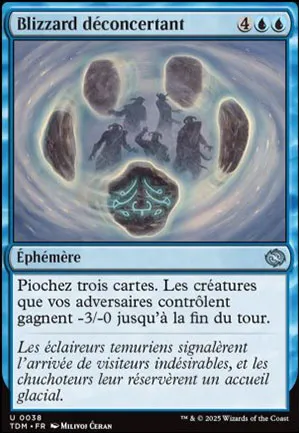 Blizzard déconcertant