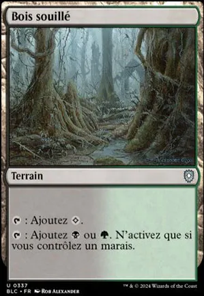 Bois souillé